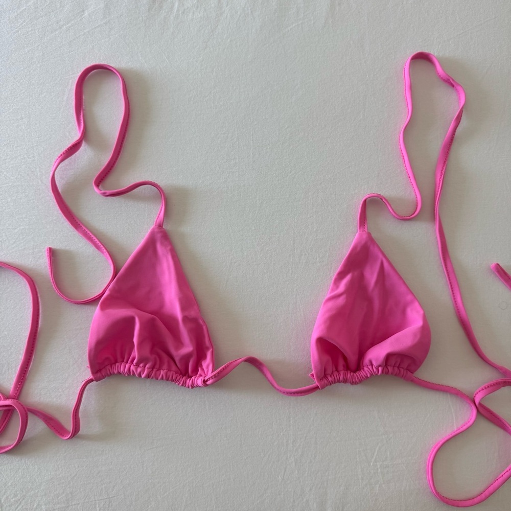 TIGER MIST PINK BIKINI TOP